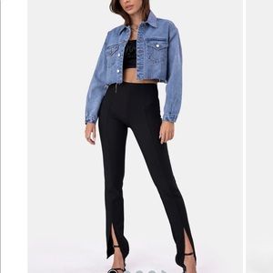 Adika Front-Slit Pants